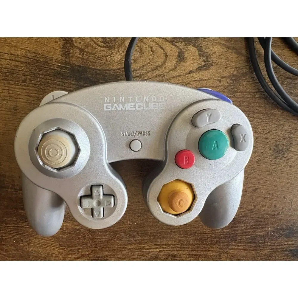 Nintendo Gamecube Controller Silver DOL-003 Genuine OEM Authentic